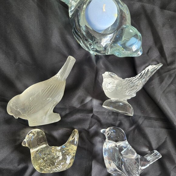 Collection of Vintage Glass Bird Figurines (Five) - Picture 6 of 14